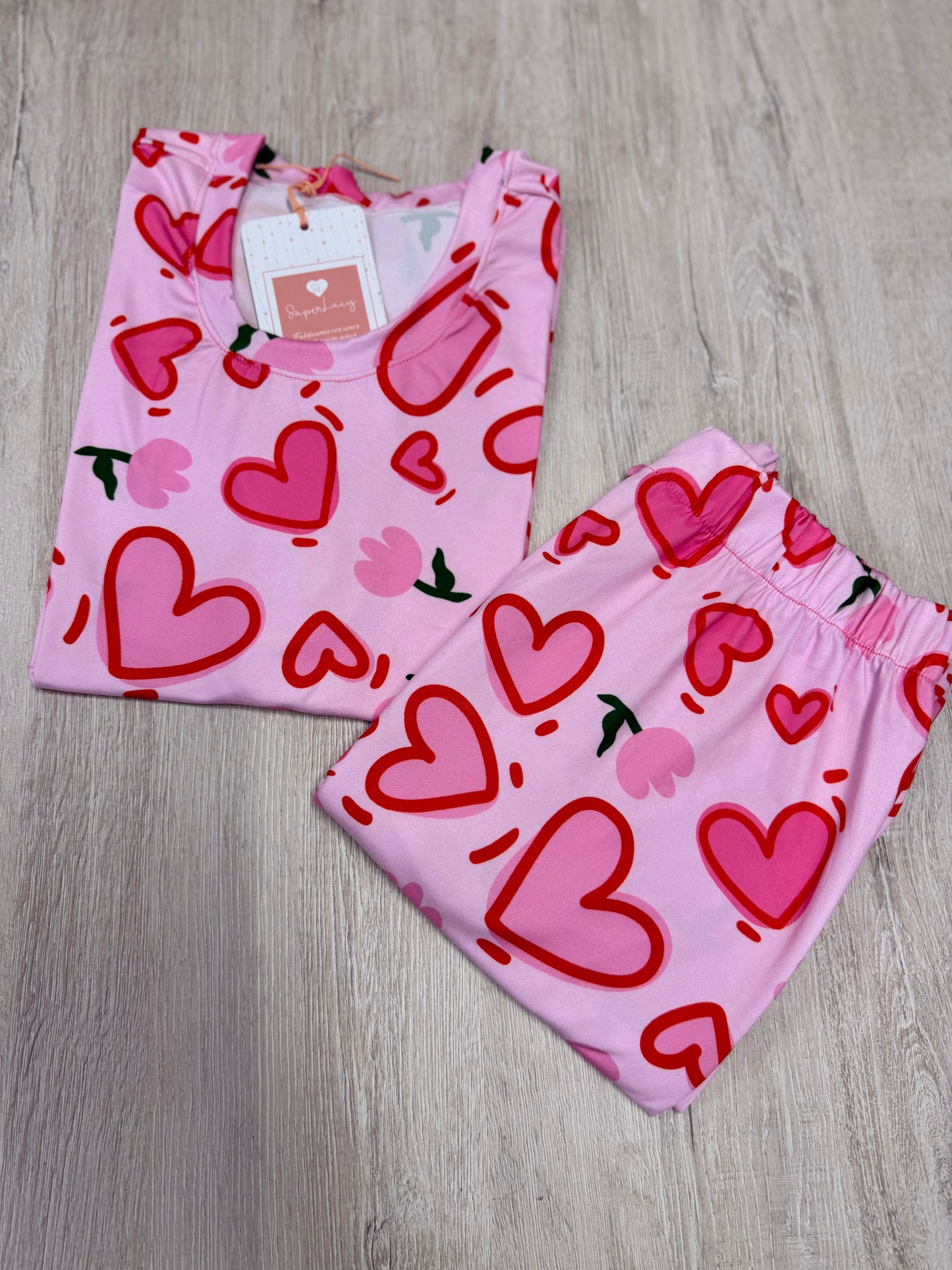 Corazones peaches