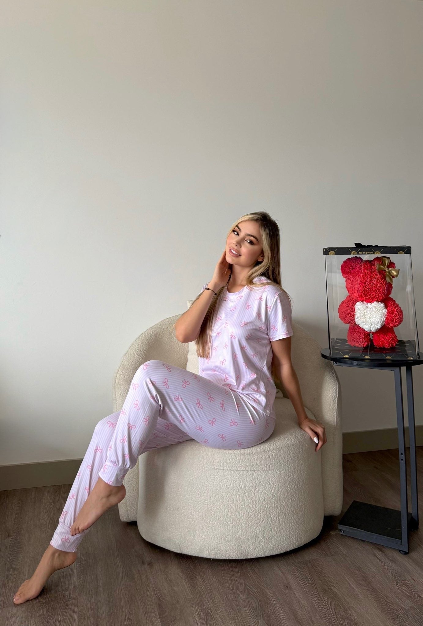 Moñitos peach