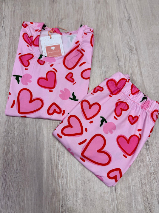 Corazones peaches